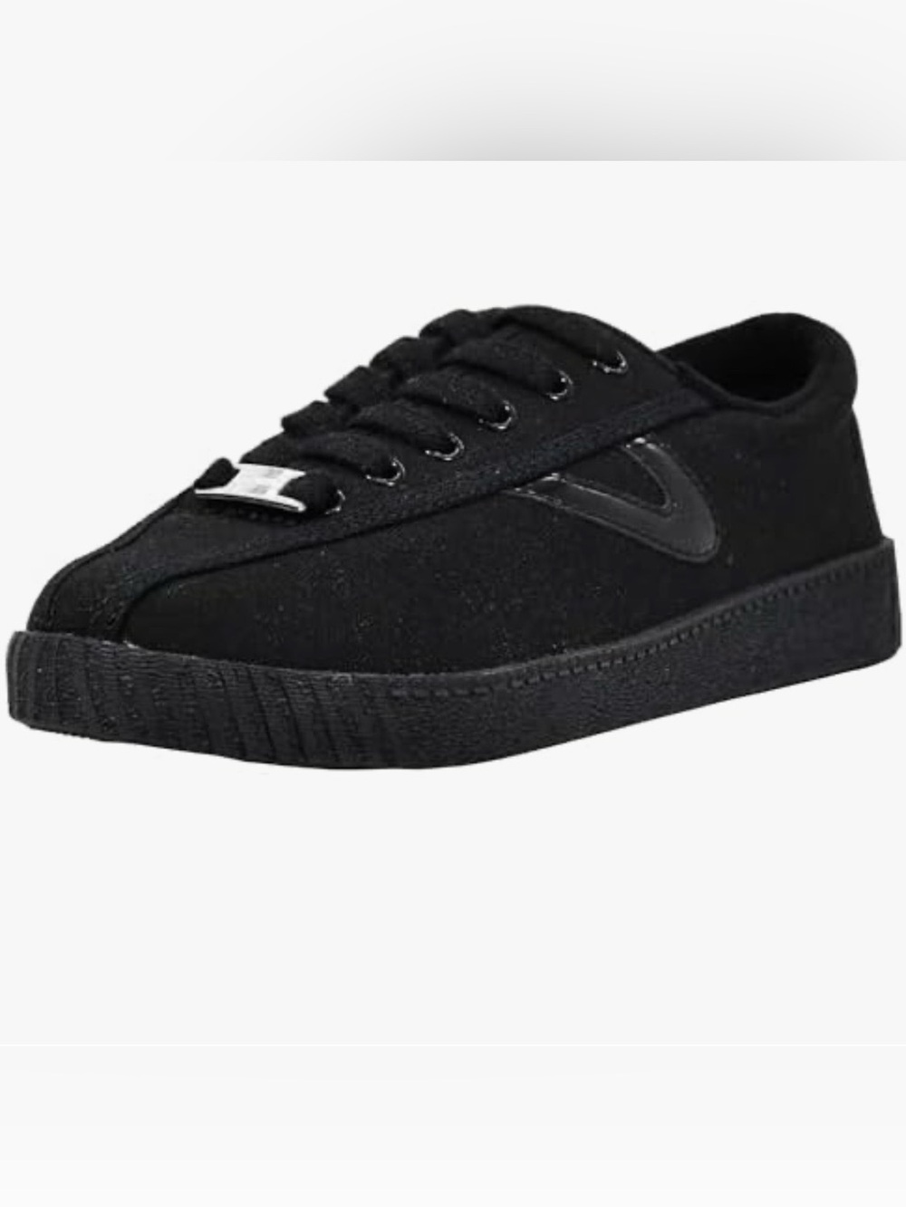 🆕 Tretorn All-Black Nylite Plus Sneakers - NWOT - 6.5